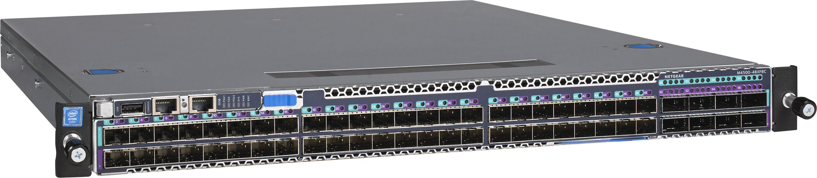 Netgear Switch di rete  M4500-48XF8C Gestito L2/L3/L4 10G Ethernet (100/1000/10000) Nero 1U [XSM4556-100EUS]