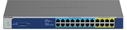 Netgear Switch di rete  GS524UP Non gestito Gigabit Ethernet (10/100/1000) Supporto Power over (PoE) Grigio [GS524UP-100EUS]