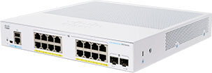 Cisco Systems CBS350-16P-E-2G-EU switch di rete Gestito L2/L3 Gigabit Ethernet (10/100/1000) Argento [CBS350-16P-E-2G-EU]