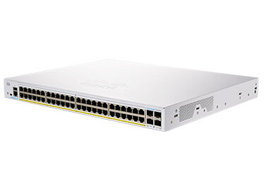 Cisco Systems CBS350-48FP-4X-EU switch di rete Gestito L2/L3 Gigabit Ethernet (10/100/1000) Argento [CBS350-48FP-4X-EU]