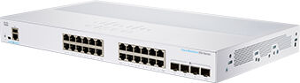 Cisco Systems CBS350-24T-4X-EU switch di rete Gestito L2/L3 Gigabit Ethernet (10/100/1000) Argento [CBS350-24T-4X-EU]