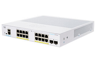 Cisco Systems CBS350-16FP-2G-EU switch di rete Gestito L2/L3 Gigabit Ethernet (10/100/1000) Argento [CBS350-16FP-2G-EU]
