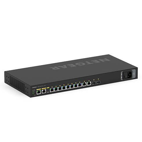 Netgear Switch di rete  M4250-10G2F Gestito L2/L3 Gigabit Ethernet (10/100/1000) Supporto Power over (PoE) 1U Nero [GSM4212P-100EUS]