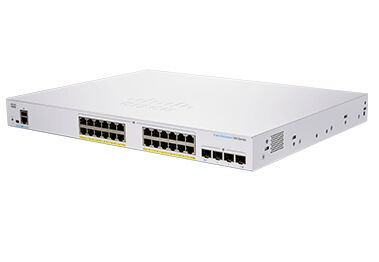 Cisco Systems CBS350-24FP-4G-UK switch di rete Gestito L2/L3 Gigabit Ethernet (10/100/1000) Argento [CBS350-24FP-4G-UK]