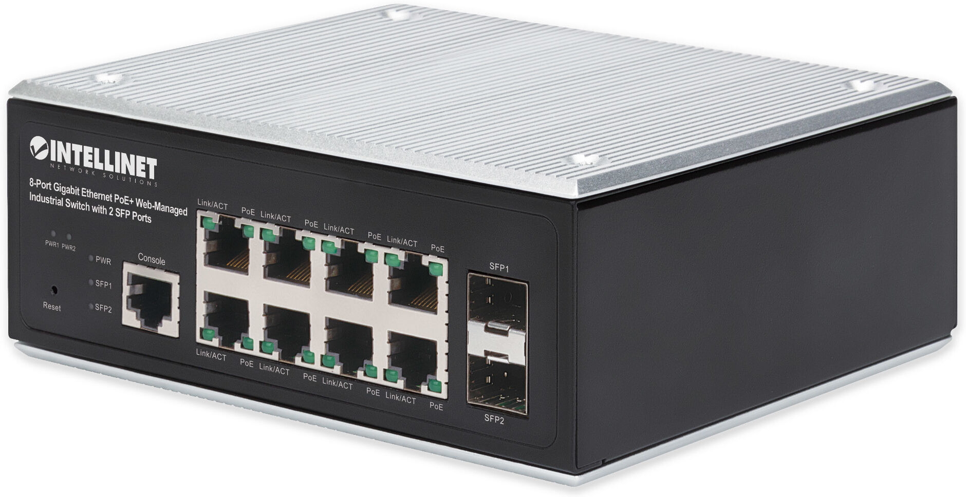 Intellinet 508278 switch di rete Gestito L2+/L3 Gigabit Ethernet (10/100/1000) Supporto Power over (PoE) Nero [508278]