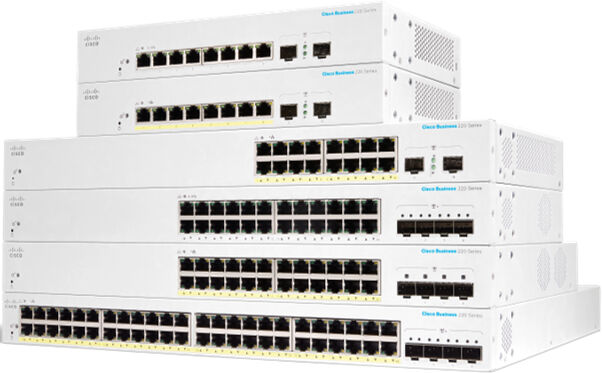 Cisco Systems CBS220-48T-4X-EU switch di rete Gestito L2 Gigabit Ethernet (10/100/1000) Bianco [CBS220-48T-4X-EU]