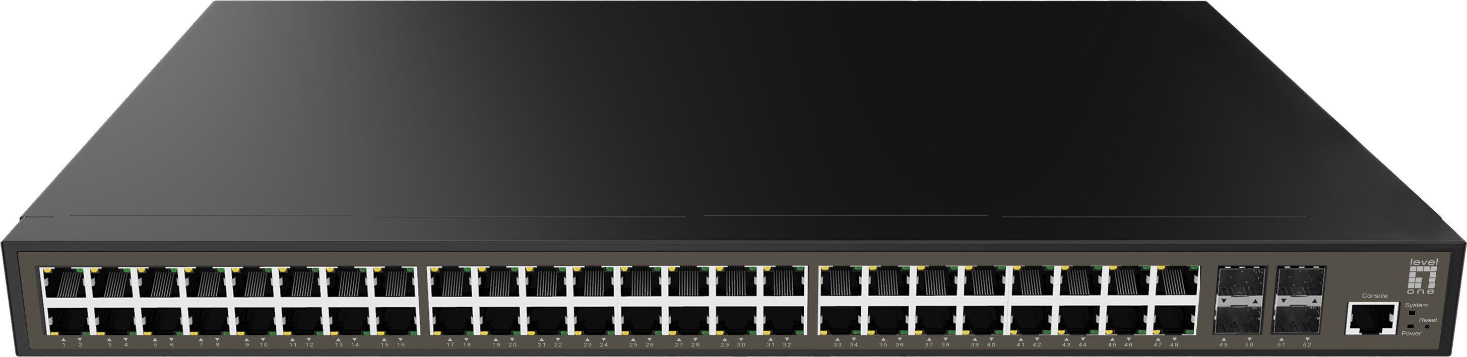 LevelOne GEL-5271 switch di rete Gestito L2+ Gigabit Ethernet (10/100/1000) 1U Nero [GEL-5271]