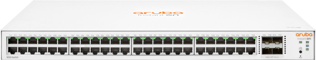 Aruba Switch di rete  Instant On 1830 48G 4SFP Gestito L2 Gigabit Ethernet (10/100/1000) 1U [JL814A]