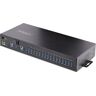 StarTech.com Hub USB 3.0 Alimentato a 16 Porte - Multipresa USB-A Industriale 5Gbps Installabile Muro/Rack/DIN Protezione ESD 120W Condivisi per la Ricarica Switch Doppio Host Morsetto/Barilotto DC [5G16AINDS-USB-A-HUB]