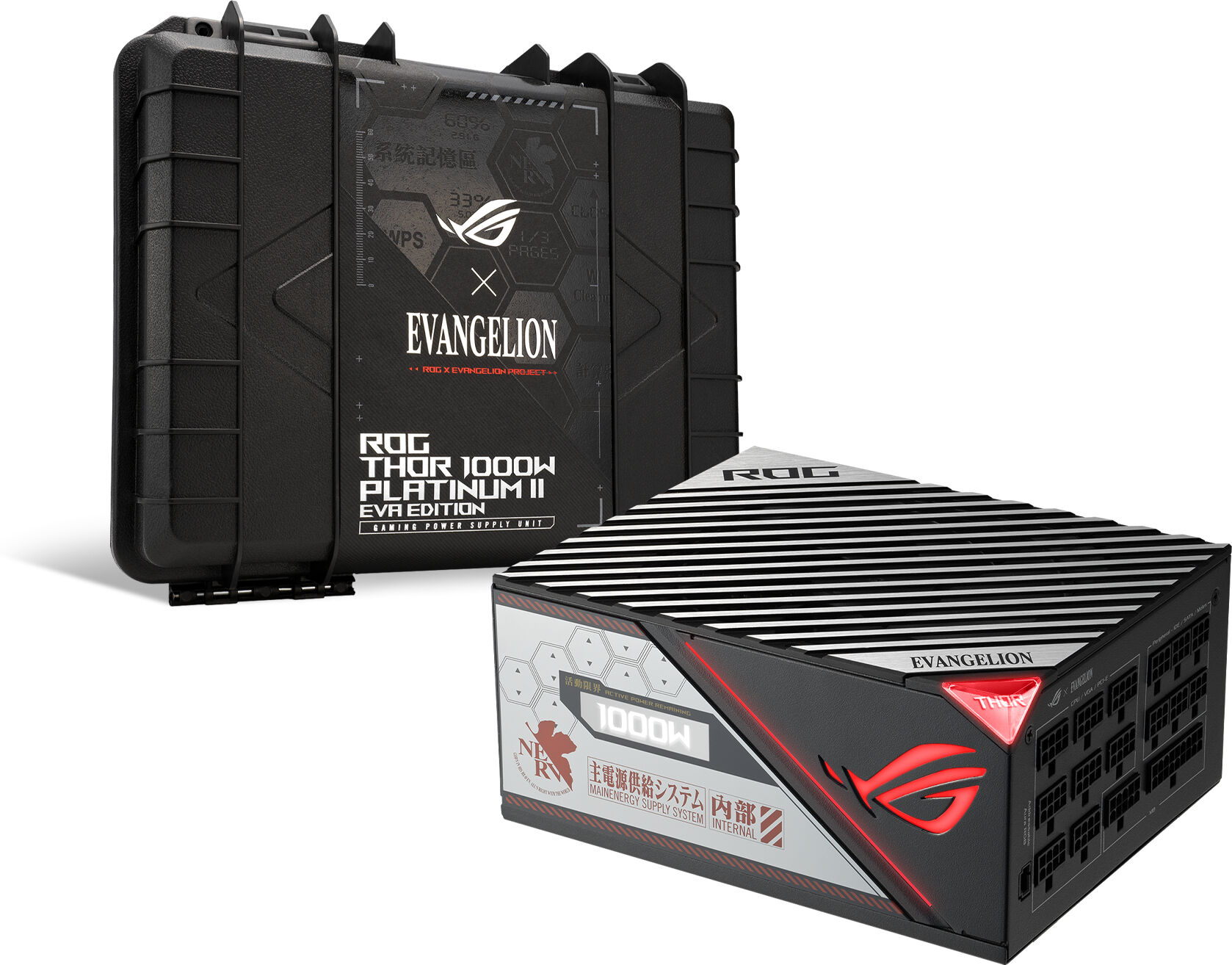 Asus ROG THOR 1000W Platinum II EVA Edition alimentatore per computer 20+4 pin ATX Nero [90YE00L6-B0NA00]