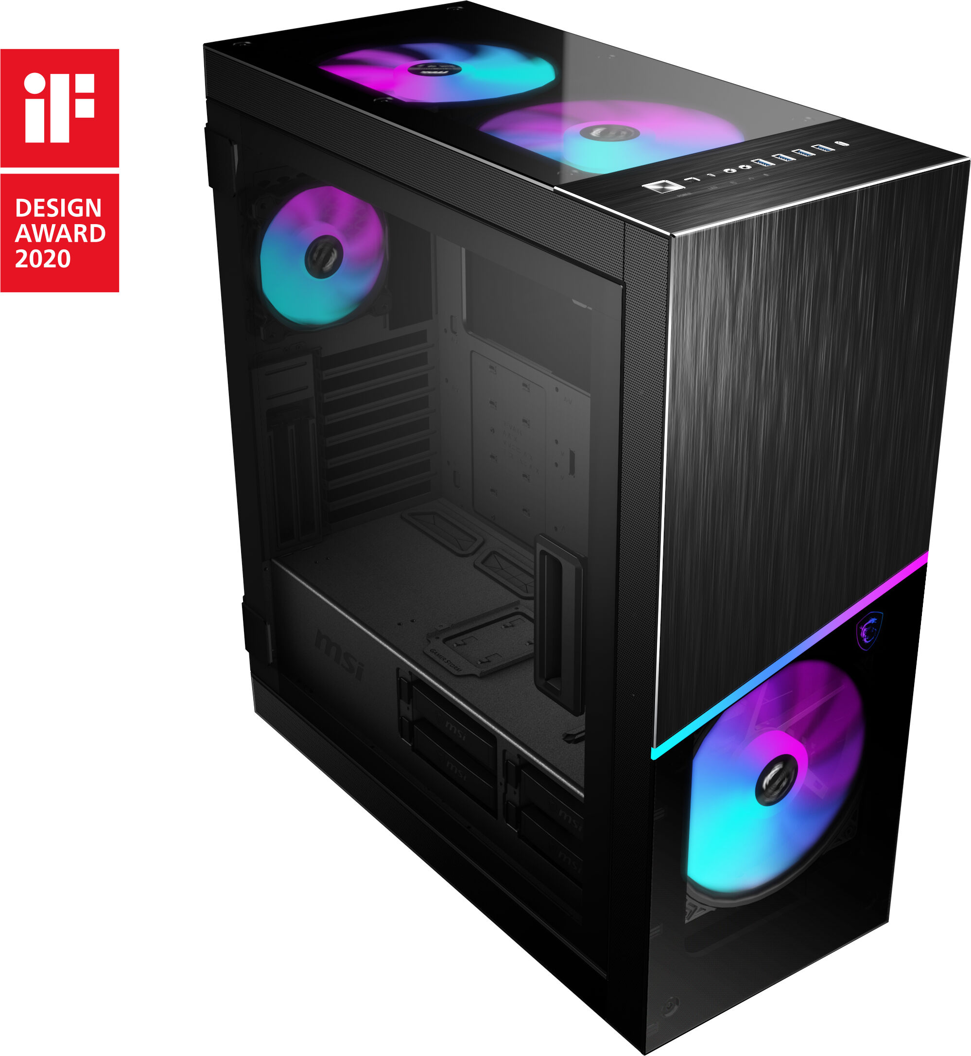 msi case pc  mpg sekira 500x midi tower nero [306-7g05x21-w57]