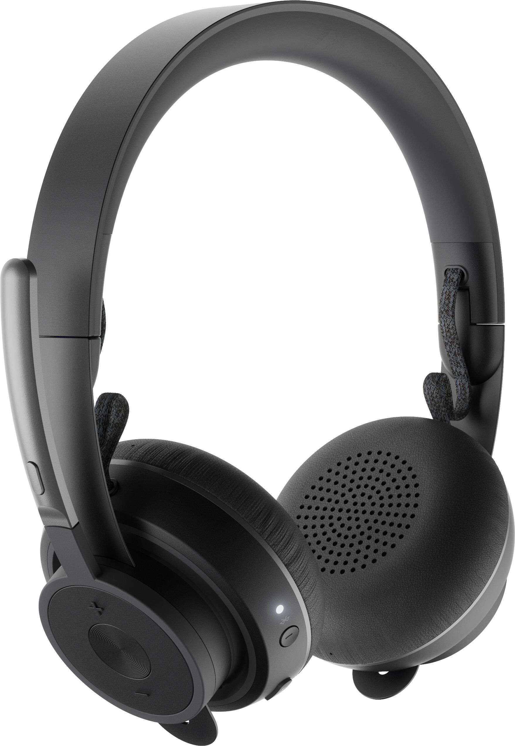 logitech cuffia con microfono  zone auricolare wireless a padiglione ufficio bluetooth grafite [981-000914]