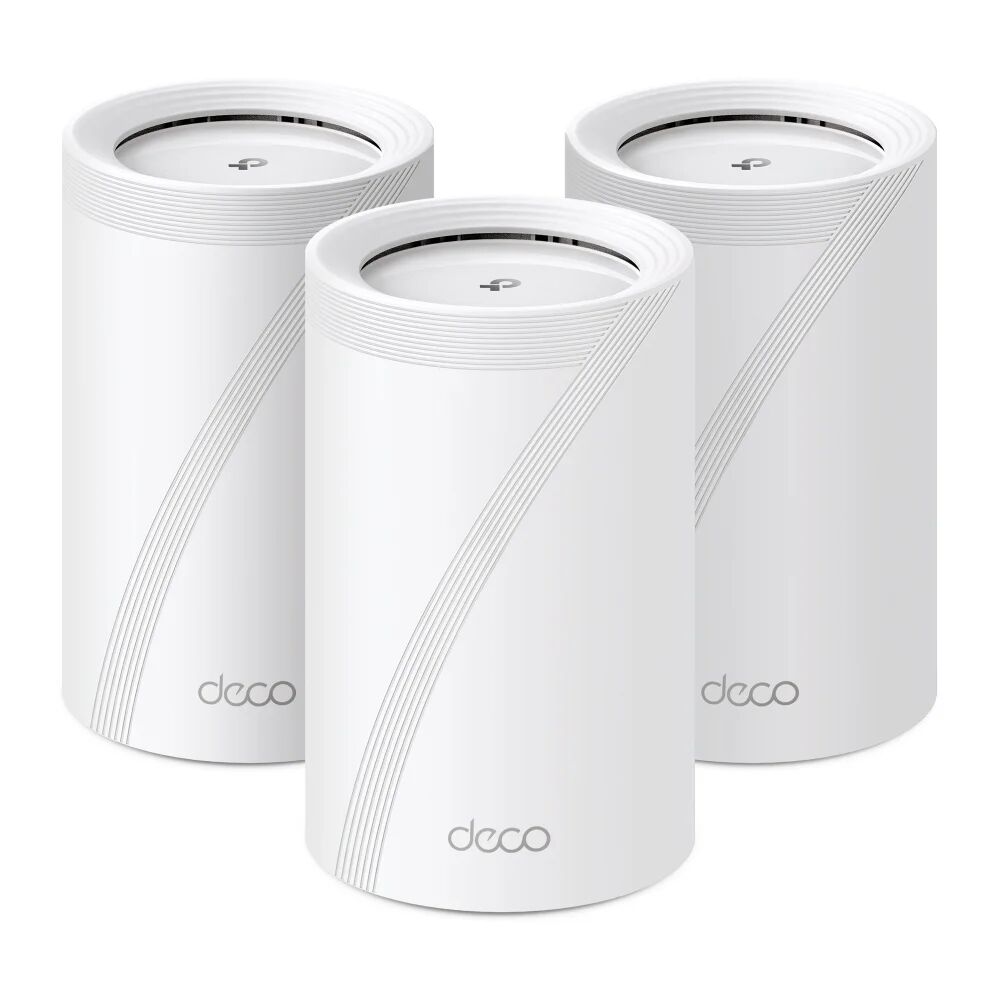TP-Link Deco BE65 Tri-band (2,4 GHz/5 GHz/6 GHz) Wi-Fi 7 (802.11be) Bianco 4 Interno [DECO BE65(3-PACK)]