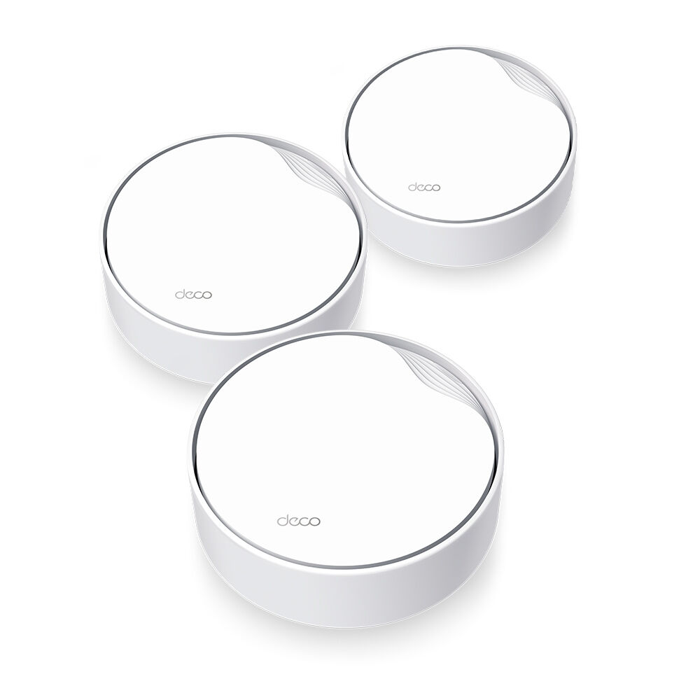 TP-Link DECO X50-PoE(3-PACK) Dual-band (2.4 GHz/5 GHz) Wi-Fi 6 (802.11ax) Bianco Interno [Deco X50-PoE(3-pack)]