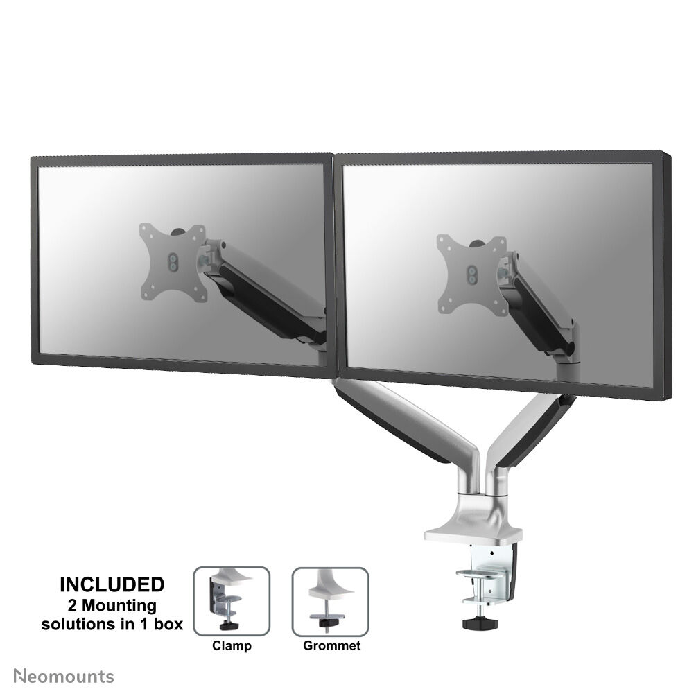 NewStar Select Supporto da scrivania per monitor [NM-D750DSILVER]