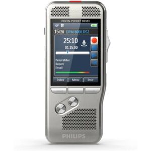 Philips Dittafono  DPM8100 Flash card Argento [DPM8100/00]