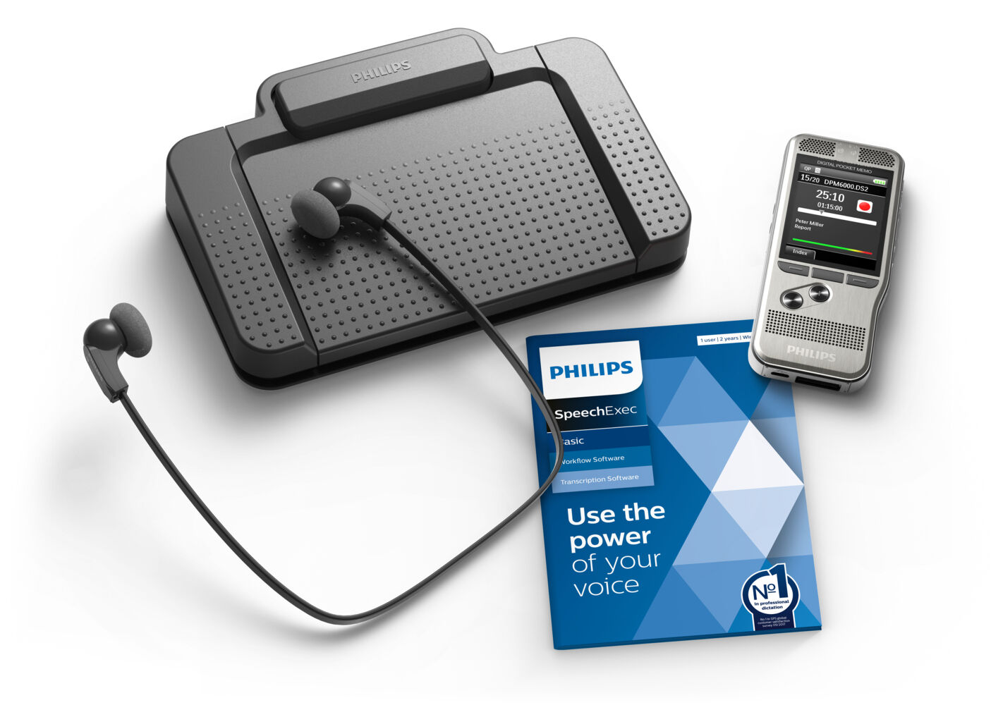 Philips DPM6700/03 sistema di trascrizione/traduzione Unità comando a pedale [DPM6700/03]