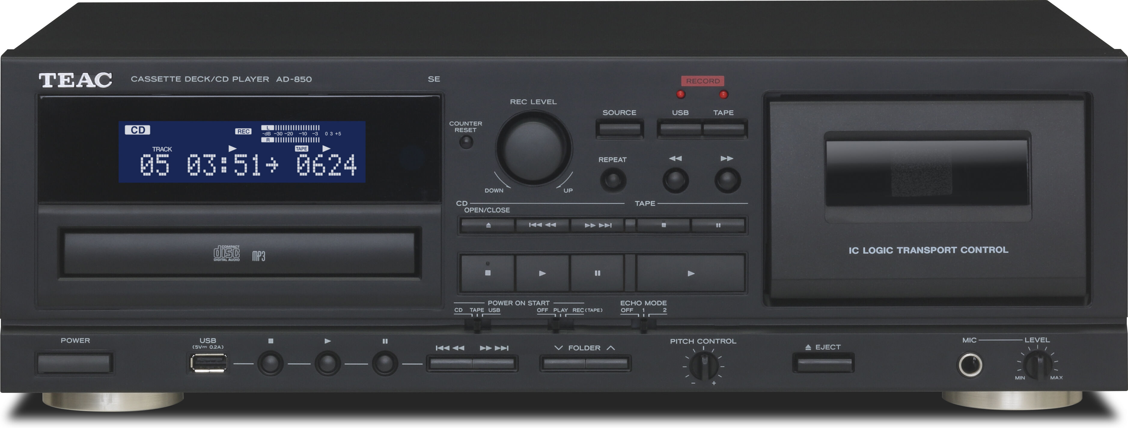 Teac AD-850-SE/B lettore CD Lettore personale Nero [251701]