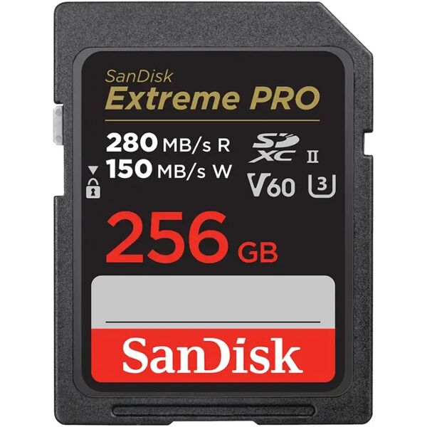 sandisk sdsdxep-256g-gn4in memoria flash 256 gb sdxc uhs-ii classe 10 [sdsdxep-256g-gn4in]