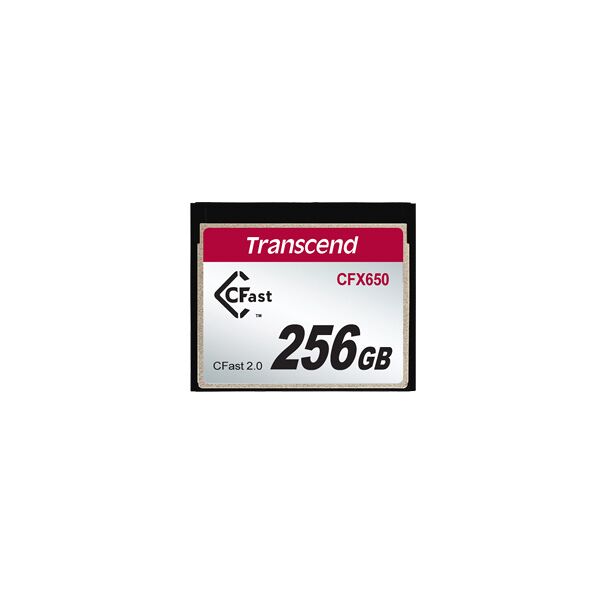 transcend memoria flash  cfx650 256 gb cfast 2.0 mlc [ts256gcfx650]