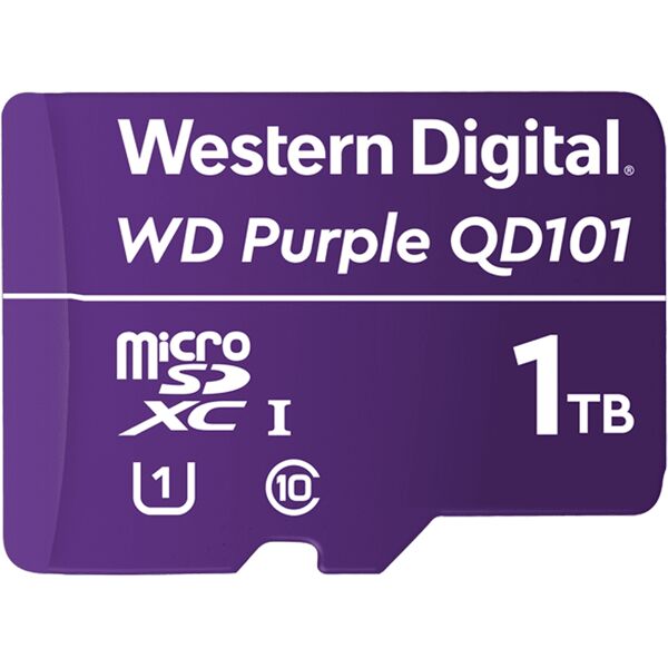 western digital memoria flash  wd purple sc qd101 1 tb microsdxc uhs-i [wdd100t1p0c]