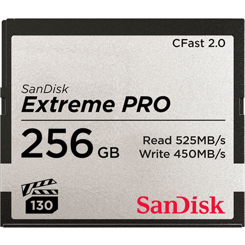 SanDisk Memoria flash  Extreme Pro 256 GB CFast 2.0 [SDCFSP-256G-G46D]