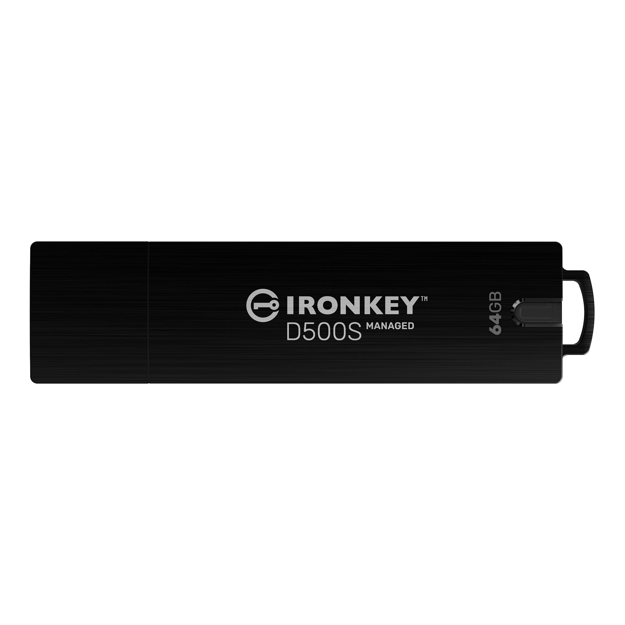 Kingston IronKey 64GB Managed D500SM FIPS 140-3 Lvl 3 (in fase di approvazione) AES-256 [IKD500SM/64GB]