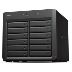 synology box per hd esterno  dx1222 contenitore di unità archiviazione hdd/ssd nero 2.5/3.5 [dx1222]