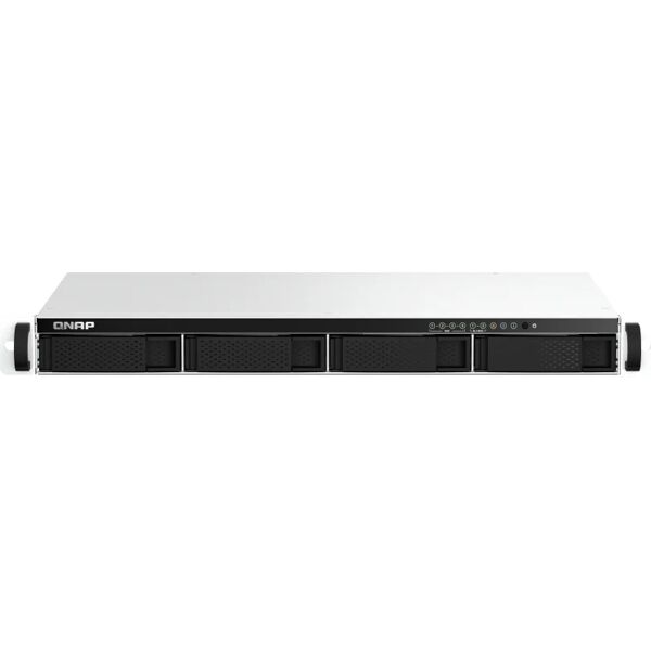 qnap server nas  ts-464eu rack (1u) collegamento ethernet lan nero n5095 [ts-464eu-8g]