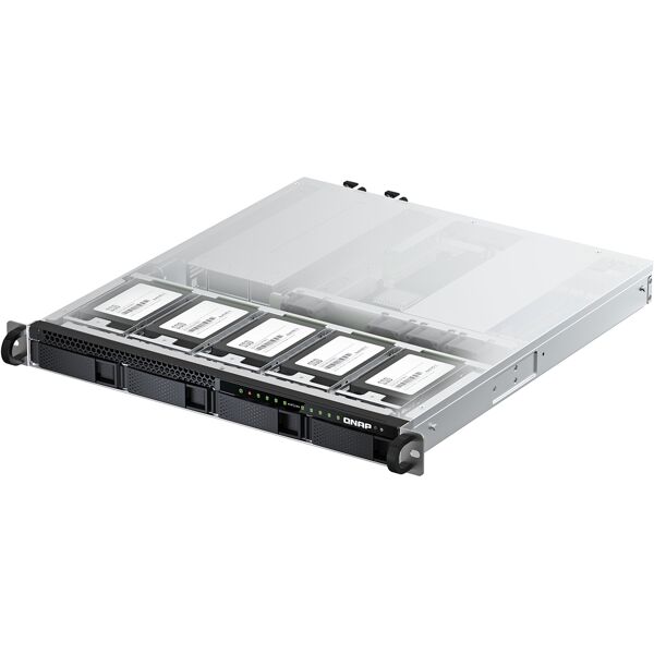 qnap server nas  ts-h987xu-rp rack (1u) collegamento ethernet lan e-2334 [ts-h987xu-rp-e2334-16g]