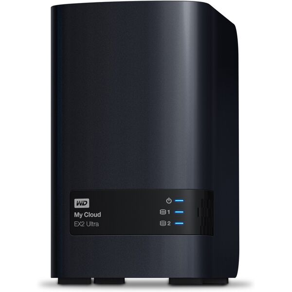 western digital server nas  my cloud ex2 ultra desktop collegamento ethernet lan nero armada 385 [wdbvbz0040jch-eesn]