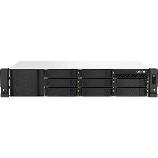 qnap ts-873aeu-4g server nas e di archiviazione armadio (2u) collegamento ethernet lan nero v1500b [ts-873aeu-4g]