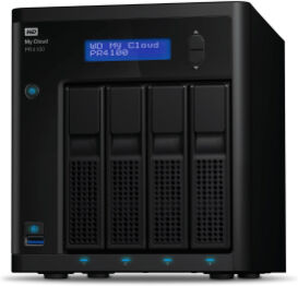 Western Digital Server NAS  My Cloud Pro PR4100 Desktop Collegamento ethernet LAN Nero N3710 [WDBNFA0560KBK-EESN]