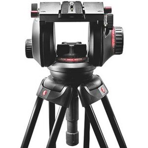 Manfrotto Testa per treppiedi  509 HD testa treppiede Nero Alluminio 3/8