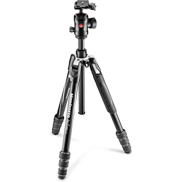 manfrotto mkbfrta4gt-bh treppiede fotocamere digitali/film 3 gamba/gambe nero, argento [mkbfrta4gt-bh]