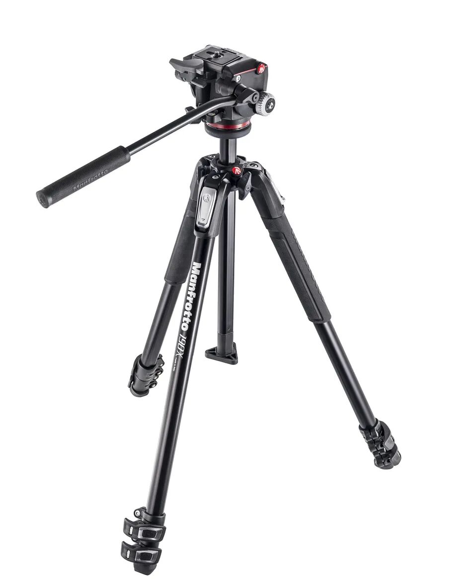 manfrotto mk190x3-2w treppiede fotocamere digitali/film 3 gamba/gambe nero [mk190x3-2w]