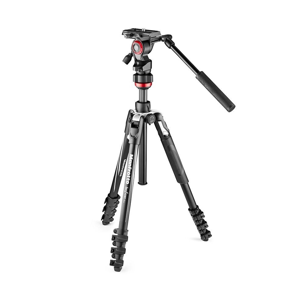 manfrotto treppiede con testa  befree live in alluminio testa video e chiusure a leva mvkbfrl-live [mvkbfrl-live]