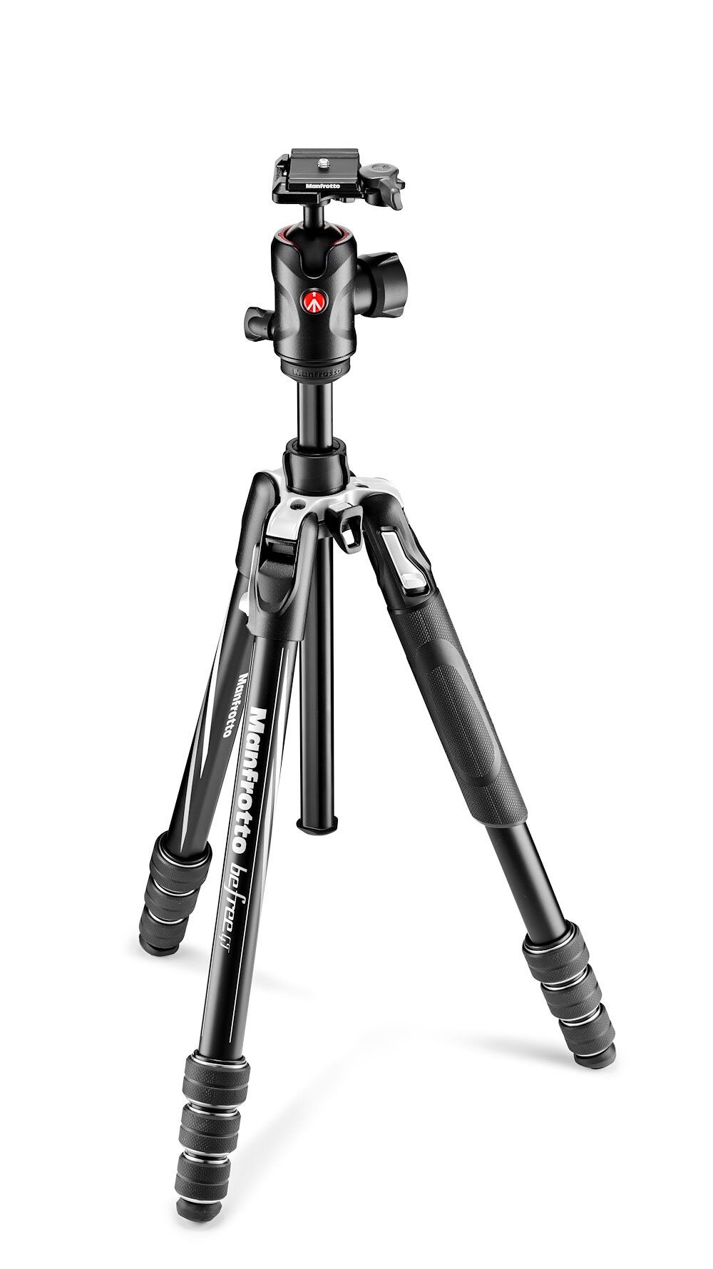 manfrotto mkbfrta4gt-bh treppiede fotocamere digitali/film 3 gamba/gambe nero, argento [mkbfrta4gt-bh]