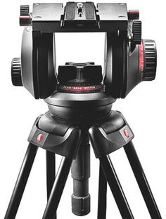 manfrotto testa per treppiedi  509 hd testa treppiede nero alluminio 3/8 panoramic head [509hd]