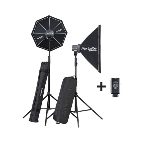 elinchrom d-lite rx one/one softbox to go set di attrezzature per studio fotografico nero [20847.2.ec]