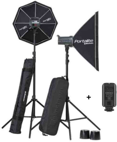 elinchrom d-lite rx 4/4 softbox to go set di attrezzature per studio fotografico nero [20839.2.eu]