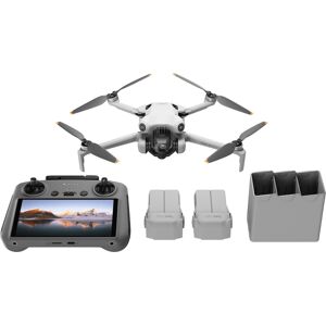 DJI Drone con fotocamera  Mini 4 Pro Fly More Combo (RC 2) rotori Quadrirotore 48 MP 3840 x 2160 Pixel 2590 mAh Nero, Bianco [969101]