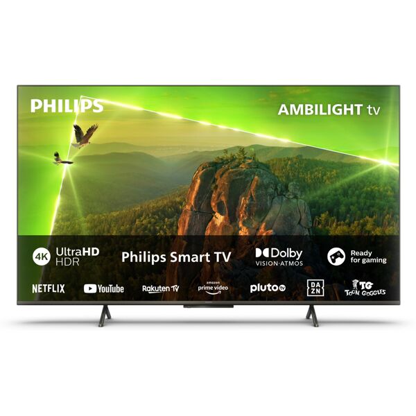 philips ambilight tv 8118 55 4k ultra hd dolby vision e atmos smart [55pus8118/12]