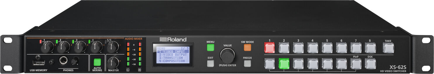 Roland XS-62S mixer video Full HD