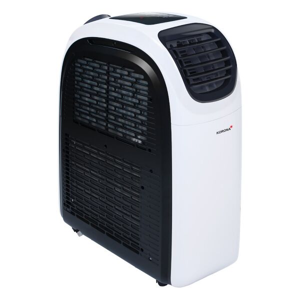 korona stufetta elettrica  iceberg 12.0 eco interno e esterno nero, bianco riscaldatore ambiente elettrico con ventilatore [82002]