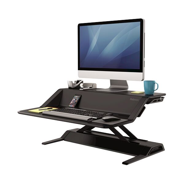 fellowes fel0007901 base e supporto per pc/workstation all-in-one 16 kg nero 14 cm (5.5) 43,2 (17) [0007901]