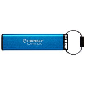 Kingston IronKey Keypad 200C USB-C da 256 GB, FIPS 140-3 livello 3 (in fase di approvazione) AES-256 [IKKP200C/256GB]