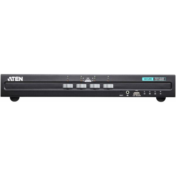 aten cs1184d switch per keyboard-video-mouse (kvm) montaggio rack nero [cs1184d-at-g]