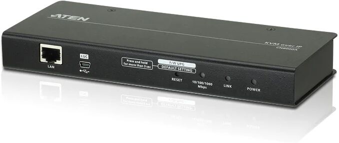 aten cn8000a-at-g switch per keyboard-video-mouse (kvm) montaggio rack nero [cn8000a-at-g]