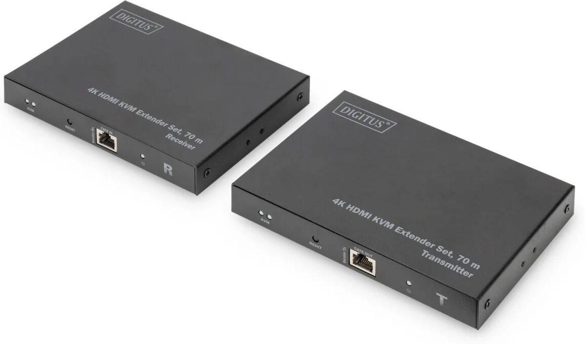 digitus set extender 4k hdmi kvm, 70 m [ds-55513]